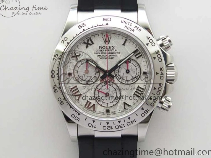 SA4130 904L SS Daytona Best 1:1 ‘Meteorite’ Oysterflex Case V4 Strap Noob on 116519 Edition 0327